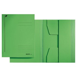 Leitz, Chemise trieur, format A4, carton robuste coloré 430g, Vert, 3924-00-55