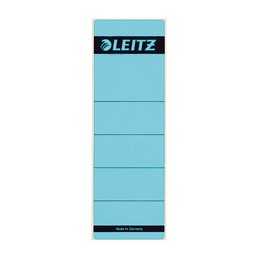 Leitz, Etiquettes pour dos de classeur, 61x192mm, bleu, 1642-00-35