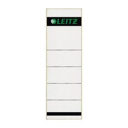 Leitz, Etiquettes pour dos de classeur, 61x192mm, gris, 100 pièces, 1642-10-85