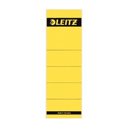 Leitz, Etiquettes pour dos de classeur, 61x192mm, jaune, 1642-00-15