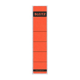 Leitz, Etiquettes pour dos de classeur, 39x192mm, rouge, 1643-00-25