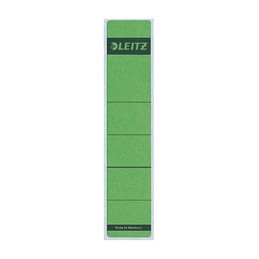 Leitz, Etiquettes pour dos de classeur, 39x192mm, vert, 1643-00-55