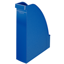 Leitz, Boîte à pans coupés, Plus, A4, en polystyrène, bleu, 2476-00-35
