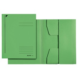 Leitz, Chemise, 3 rabats, format A3, carton 320g, vert, 3923-00-55
