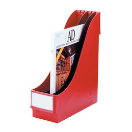 Leitz, Porte revues, extra large, A4, en polystyrène, rouge, 2425-00-25