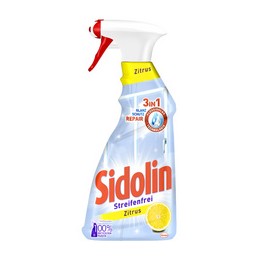 Sidolin, Nettoyant pour vitres, Citron, spray 500ml, 4015000969727