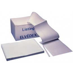 Elve, Papier listing en continu, 380mmx11 (27,94 cm), 38102CF