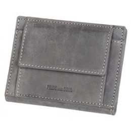 Pride & Soul, Porte-cartes avec porte-monnaie, RFID, gris, 47257