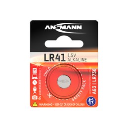 Ansmann, Pile bouton, alcaline, LR41, 1.5Volt, AG3, 5015332