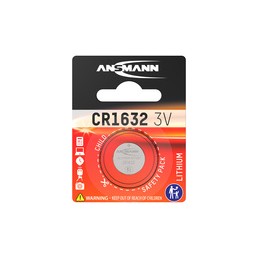 Ansmann, Pile bouton, au lithium, CR1632, 3 Volt, 1516-0004