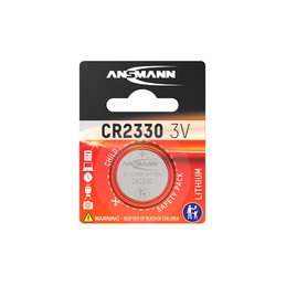 Ansmann, Pile bouton, au lithium, CR2330, 3 Volt, blister, 1516-0005