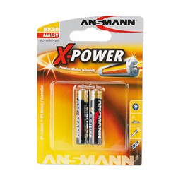 Ansmann, Pile alcaline, X-Power, Micro AAA, blister de 2, 5015603