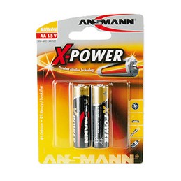 Ansmann, Pile alcaline, X-Power, Mignon AA, blister de 2, 5015613