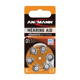 Ansmann, Pile bouton, Appareil auditif, zinc-air 13, PR-48, 5013243