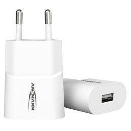 Ansmann, Chargeur USB, Home Charger, HC105, USB, blanc, 1001-0112