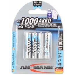 Ansmann, Piles rechargeables, NiMH, Premium, Micro AAA, 5030882