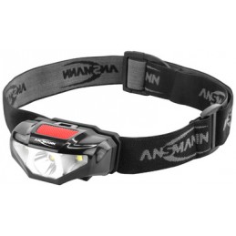 Ansmann, Lampe frontale, LED, HD70B, 65 lumens, IP44, noir, 1600-0260