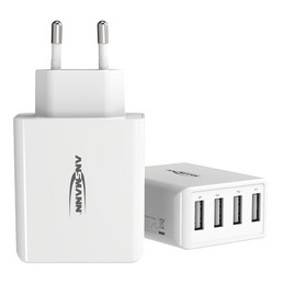 Ansmann, Chargeur USB, Home Charger, HC430, 4 ports, 1001-0113