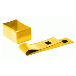 Durable, Porte-étiquette pour pied de palette, jaune, 172404