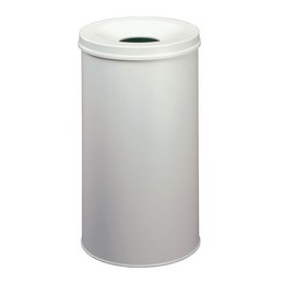Durable, Corbeille à papier, SAFE ROND 65, 60 litres, gris, 3307-10