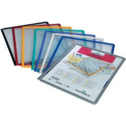 Durable, Plaque pochette, SHERPA, A4, cadre rouge, 5606-03