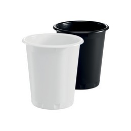 Durable, Corbeille à papier, BASIC, plastique, 13 litres, blanc, 1701572010
