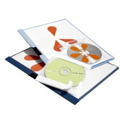 Durable, Pochette autoadhésive, pour CD DVD FIX, en PP, 5210-19