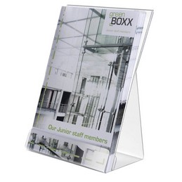 Durable, Porte-brochures, A5, en polystyrène, transparent, 8595-19