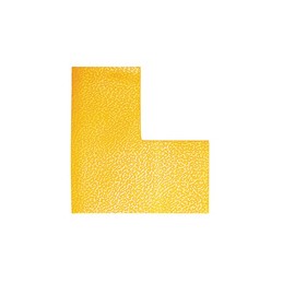 Durable, Marquage de place, forme L, autocollant, jaune, 170204