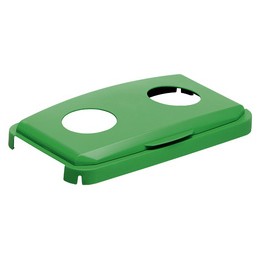 Durable, Couvercle, DURABIN LID WITH HOLES 60, rectangulaire, Vert, 1800501020