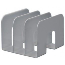 Durable, Porte-revues, TREND, plastique, 3 compartiments, gris, 1701395050