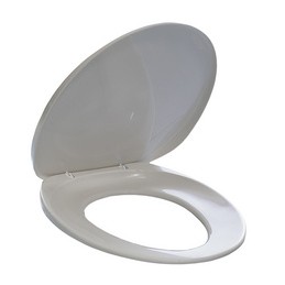 Durable, Lunette, Siège de toilette, en plastique, blanc, Universelle, 1809654011