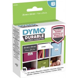 Dymo, Etiquettes durables, Polypropylène, 25x54mm, 1976411, 2112283