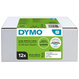 Dymo, Grandes étiquettes d'adresse, LabelWriter, 89x36mm, 2093093