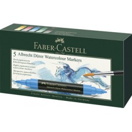 Faber Castell, Marqueur aquarelle, ALBRECHT DURER, étui de 5, 160305