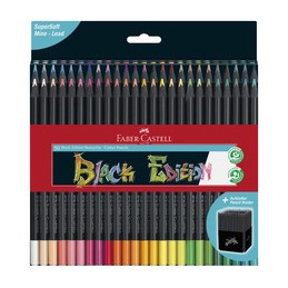 Faber Castell, Crayons de couleur, Black Edition, étui de 50, 116450