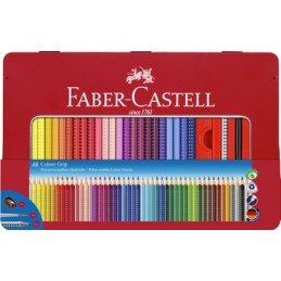 Faber Castell, Crayons de couleur, Colour GRIP, étui de 48, 112448