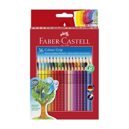 Faber Castell, Crayons de couleur, Colour GRIP, étui de 36, 112442