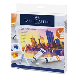 Faber Castell, Aquarelle en tube, étui carton de 24, 169624