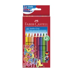 Faber Castell, Crayons de couleur, Jumbo, GRIP, étui promo, 280922