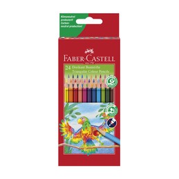 Faber Castell, Crayons de couleur, triangulaires, étui de 24, 116544