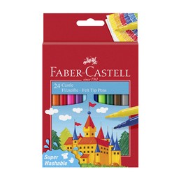 Faber Castell, Feutres, CASTLE, étui carton de 24 pièces, 554202
