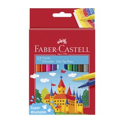 Faber Castell, Feutres, CASTLE, étui carton de 12 pièces, 554201