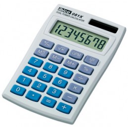 Ibico, Calculatrice de poche, 081X, écran LCD à 8 chiffres, IB410000