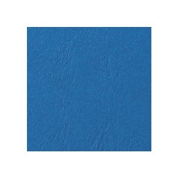 GBC, Plats de couverture, Grain cuir, LeatherGrain, A4, Bleu, CE040020