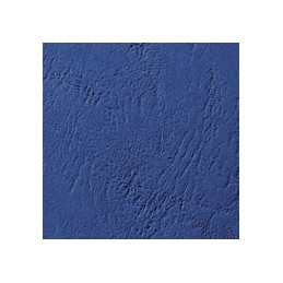 GBC, Plats de couverture, Grain cuir, LeatherGrain, A4, Bleu royal, CE040029