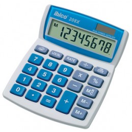 Ibico, Calculatrice de bureau, 208X, écran LCD, 8 chiffres, IB410062