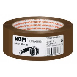 NOPI, Ruban adhésif, universel, pour emballage, 50mmx66m, 57953