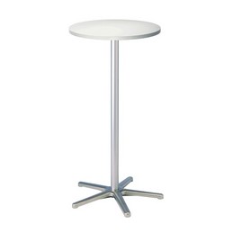 MAUL, Table de bistro, (L)600x(P)510x(H)1.095mm, blanc, 9323102