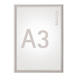 MAUL, Cadre pour affiches, Standard, A3, cadre en aluminium, 66043-08